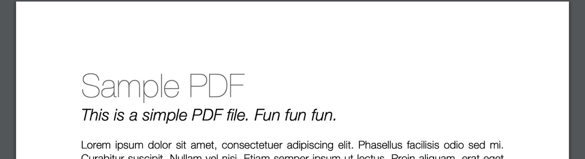 PDF viewer with hidden toolbar